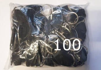 Brelok Mifare S3035BNR-BK  czarny CHROM +NR 100szt