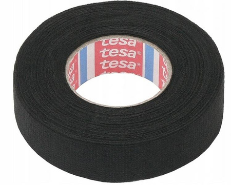 Taśma parciana TESA 15m x 19mm Czarna 51608-00003-00