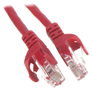 PATCHCORD RJ45/1.8-RED 1.8 m