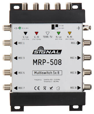 Multiswitch SIGNAL MRP-508 5 wyj. 8 wyj.