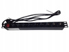 Rack 19 Listwa zasil. 9x230V 1U z wyłącznikiem