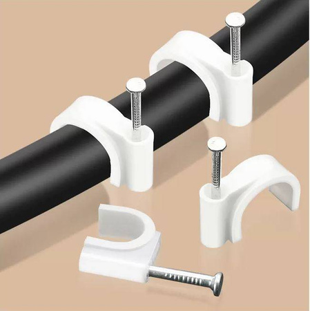 FLOP Uchwyt kabla okrągły 7mm 100szt