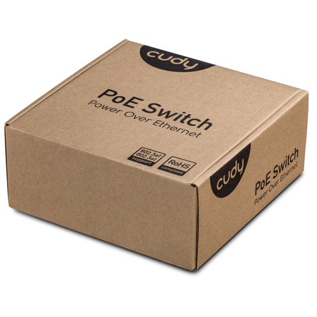 Switch POE Cudy GS1005P Switch 5xGE (4xPoE+) 60W
