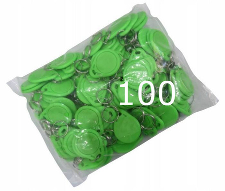 Brelok Mifare S0303BNR-GN zielony +NR 100szt