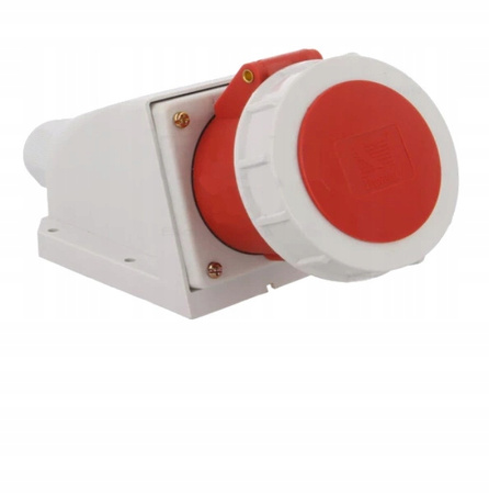 Gniazdo siłowe stałe 16A 5P 400V IP67 Pawbol B.1938 hermetyczne