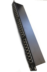 Rack 19 Patch panel 1U  FTP Cat.5e 24 portów