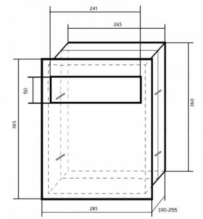 Skrzynka na listy VIDOS S551-SKP