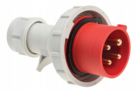 Wtyczka siłowa przenośna 32A 5P 400V IP67 Pawbol B.1907 hermetyczna