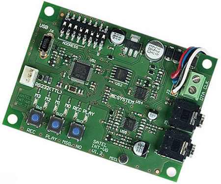 Moduł głosowy SATEL INT-VG realizuje pow. głosowe