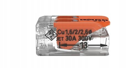 WAGO SZYBKOZŁĄCZKA 2x0,5-6mm2 221-612 1 SZT