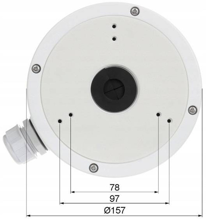 Uchwyt Puszka HIKVISION DS-1280ZJ-M