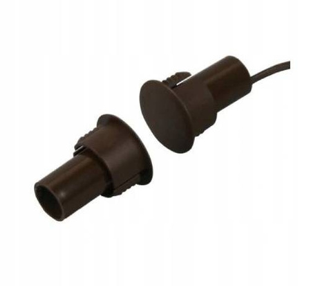 Kontaktron magnetyczny wpuszczany (30x19mm  BRĄZ)