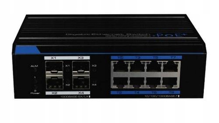 Przemysłowy 8-portowy switch UTEPO UTP7308GE-POE