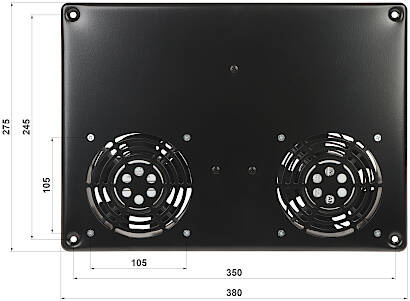 PANEL WENTYLATORÓW EPRADO-A19-2W DO SZAFY RACK