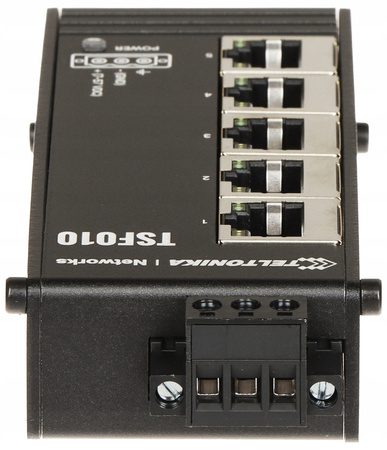 SWITCH PRZEMYSŁOWY 5 PORTÓW NA SZYNĘ DIN Teltonika TSF010