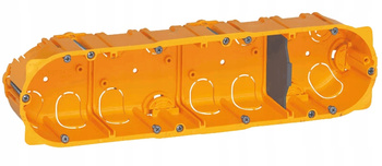 Puszka do gk karton-gips poczwórna 40mm fi68 4x60 LEGRAND 080054