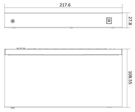 Switch PoE HIKVISION DS-3E0510P-E Gigabit