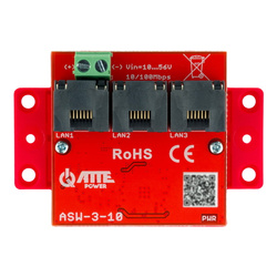 ASW-3-10 Switch LAN 3 portowy 10/100Mbps