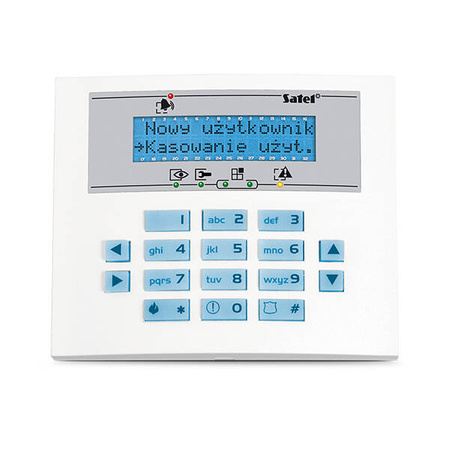 Manipulator LCD SATEL INT-KLCDS-BL podśw. nieb.