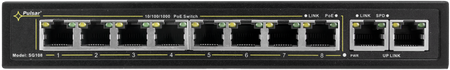 SWITCH POE PULSAR SG108 10-PORTÓW (8xPoE + 2xUPLINK)