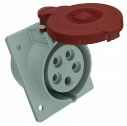 Gniazdo siłowe tablicowe 16A 5P 400V IP44 Pawbol B.1056