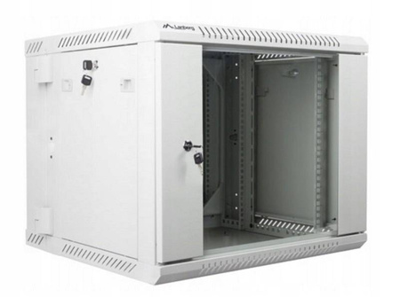 Rack 19 Szafa wisząca 9U 600x600x501 SZARA