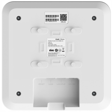 Access Point Ruijie RG-RAP2200(E) 802.11ac (Wi-Fi 5)