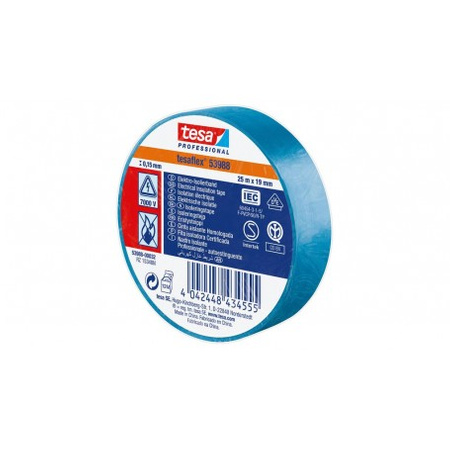 Taśma izolacyjna TESA 10m x 15mm NIEBIESKA 53988-00035-00