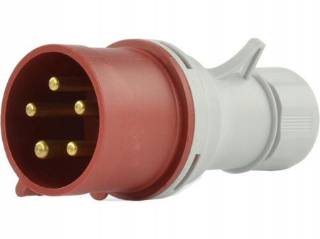 Wtyczka siłowa przenośna 16A 5P 400V IP44 Pawbol B.1030
