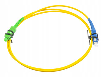 Patchcord OPTON zielono-niebieskie SM SX 3mm 1m