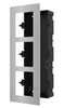 Ramka montażowa DS-KD-ACF3/S Inox HIKVISION