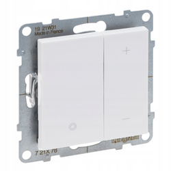 LEGRAND Suno BIAŁY Ścieniacz przyciskowy 5-75W dla lamp LED 721178A