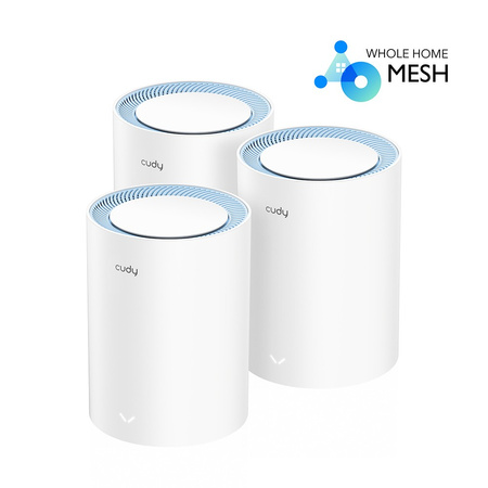 Router Mesh Cudy M1200 komplet 3 sztuk 802.11ac (Wi-Fi 5)