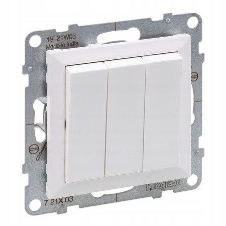 LEGRAND Suno BIAŁY Łącznik potrójny 20AX 721103