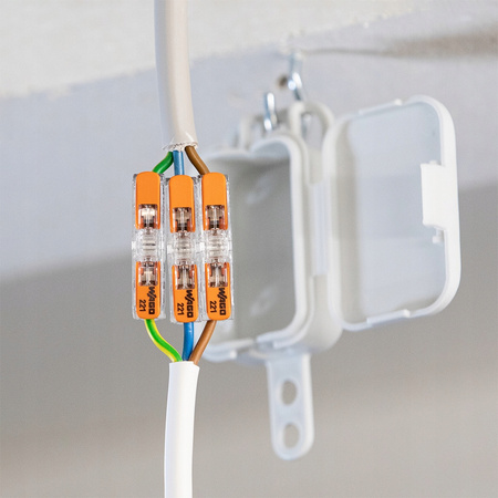 WAGO SZYBKOZŁĄCZKA Złączka UNIWERSALNA DRUT/LINKA 5x0,20-4mm² 221-415 25SZT