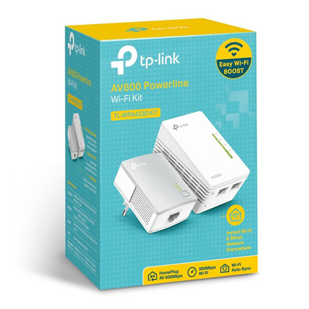 TL-WPA4220KIT Wireless Power Line Extender 300Mbps