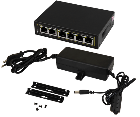 SWITCH GIGABIT POE 4+2 PULSAR SG64