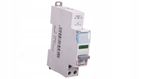 Przycisk modułowy Legrand 412920 20A 1Z z lampką LED 110/400 V zieloną