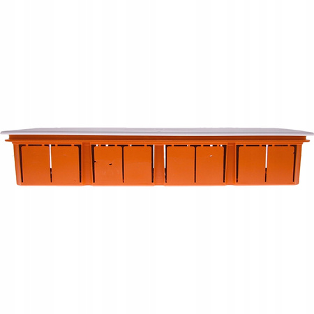 Puszka instalacyjna podtynkowa 392x152x70 OL 10007 PAWBOL z białą pokrywą