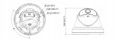 Kamera IP HIKVISION DS-2CD2345G0P-I 1.68mm