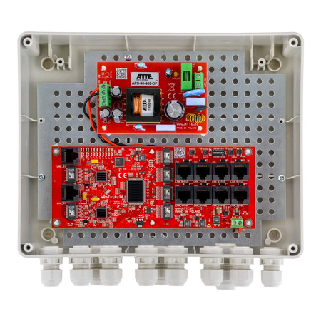 IP-8-20-L2 Zestaw do 8 kamer IP switch PoE 8P+2G