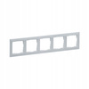 LEGRAND Suno ALUMINIUM Ramka pięciokrotna 721515