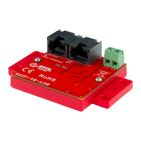 SDIP-40-120 Adapter PoE Gigabit obniżający napięcie do 12V 40W