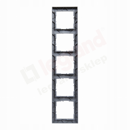 LEGRAND Suno ALUMINIUM Ramka pięciokrotna 721515