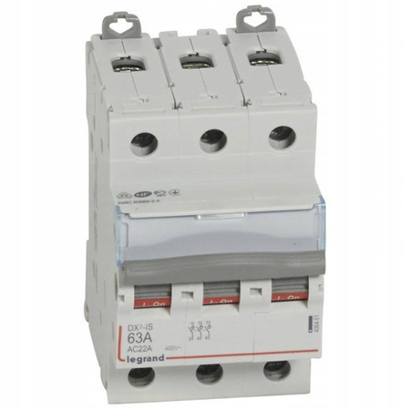 Rozłącznik nadprądowy 3P 63A C RX3 Legrand 406461