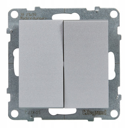 LEGRAND Suno ALUMINIUM Łącznik świecznikowy podwójny 721305