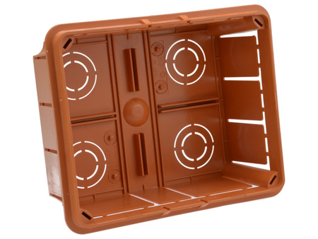 Puszka instalacyjna podtynkowa 158x127x70 OL 10004 PAWBOL z białą pokrywą