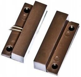 Kontaktron magnetyczny (ŚRODEK 33x7x9mm BRĄZ)