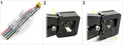 RJ45T 1szt. Wtyk modularny 6e EZ