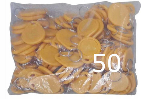 Brelok Mifare S0303BNR-YW  żółty +NR 50sztuk